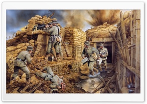 War Scene Ultra HD Wallpaper for 4K UHD Widescreen desktop, tablet & smartphone