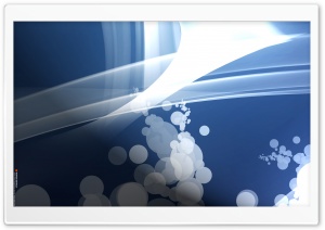 Warped Abstract (White Bokeh) Ultra HD Wallpaper for 4K UHD Widescreen desktop, tablet & smartphone