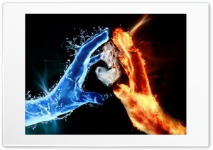 Water and Fire samsung galaxy Ultra HD Wallpaper for 4K UHD Widescreen desktop, tablet & smartphone