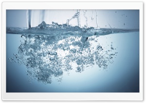 Water Bubbles Macro Ultra HD Wallpaper for 4K UHD Widescreen desktop, tablet & smartphone