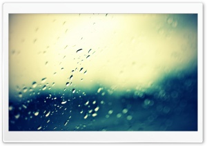 Water Drops Bokeh Ultra HD Wallpaper for 4K UHD Widescreen desktop, tablet & smartphone