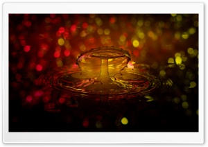 Water Splash Dark Ultra HD Wallpaper for 4K UHD Widescreen desktop, tablet & smartphone