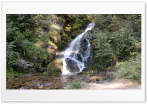 Waterfall Along the Hiawatha Trail Ultra HD Wallpaper for 4K UHD Widescreen desktop, tablet & smartphone