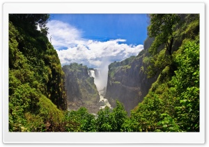 Waterfall, Forest Ultra HD Wallpaper for 4K UHD Widescreen desktop, tablet & smartphone