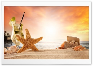 Welcome Summer, Sea and Beach Ultra HD Wallpaper for 4K UHD Widescreen desktop, tablet & smartphone