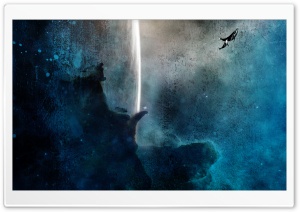Whales In Space Ultra HD Wallpaper for 4K UHD Widescreen desktop, tablet & smartphone