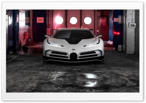 White Bugatti EB110 Sports Car Ultra HD Wallpaper for 4K UHD Widescreen desktop, tablet & smartphone