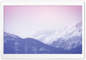 White Mountain Landscape, Winter Ultra HD Wallpaper for 4K UHD Widescreen desktop, tablet & smartphone