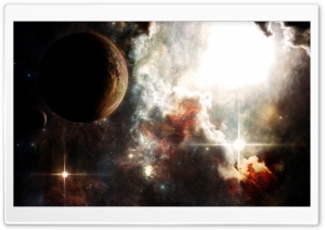 White Nebula Ultra HD Wallpaper for 4K UHD Widescreen desktop, tablet & smartphone