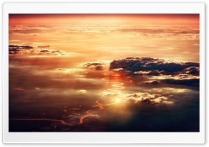 Winding River Aerial View Ultra HD Wallpaper for 4K UHD Widescreen desktop, tablet & smartphone