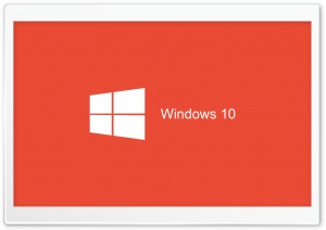Windows 10 2015 Red Background Ultra HD Wallpaper for 4K UHD Widescreen desktop, tablet & smartphone