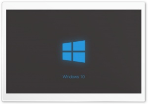 Windows 10 Technical Preview Blue Glow Ultra HD Wallpaper for 4K UHD Widescreen desktop, tablet & smartphone