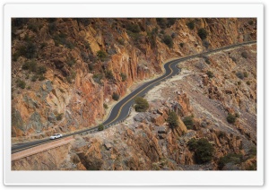 Windy Coastal Road Ultra HD Wallpaper for 4K UHD Widescreen desktop, tablet & smartphone