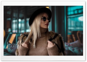 Woman Looking Around Ultra HD Wallpaper for 4K UHD Widescreen desktop, tablet & smartphone
