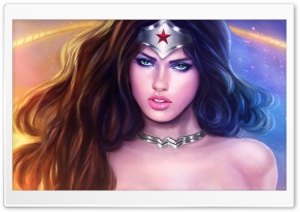 Wonder Woman Painting Ultra HD Wallpaper for 4K UHD Widescreen desktop, tablet & smartphone