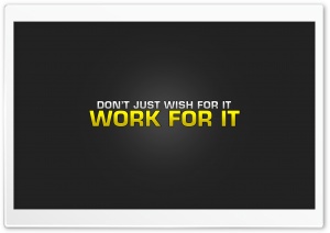 Work Is Worship Ultra HD Wallpaper for 4K UHD Widescreen desktop, tablet & smartphone