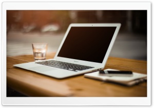 Workspace MacBook Air Laptop Ultra HD Wallpaper for 4K UHD Widescreen desktop, tablet & smartphone