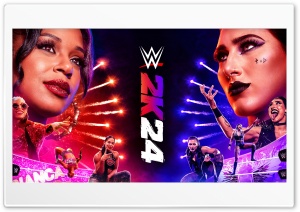 WWE 2K24 Wrestling Video Game Ultra HD Wallpaper for 4K UHD Widescreen desktop, tablet & smartphone