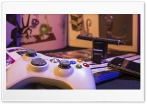 Xbox360 controller Ultra HD Wallpaper for 4K UHD Widescreen desktop, tablet & smartphone