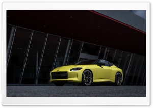 Yellow Nissan Z Sports Car Ultra HD Wallpaper for 4K UHD Widescreen desktop, tablet & smartphone