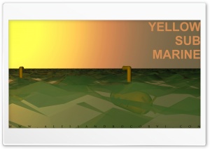 Yellow Sub Marine Ultra HD Wallpaper for 4K UHD Widescreen desktop, tablet & smartphone