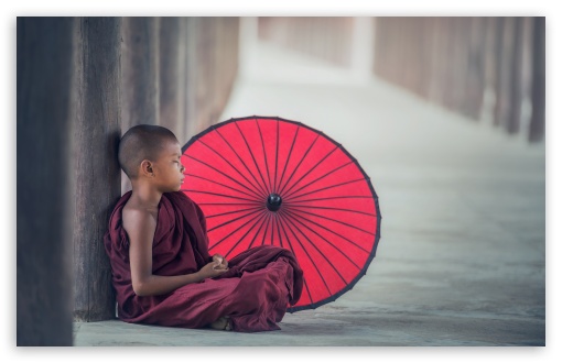 Young Buddhist Monk Meditating Ultra HD Desktop Background Wallpaper for 4K  UHD TV : Widescreen & UltraWide Desktop & Laptop : Multi Display, Dual  Monitor : Tablet : Smartphone