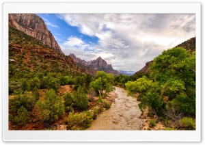 Zion National Park River Ultra HD Wallpaper for 4K UHD Widescreen desktop, tablet & smartphone