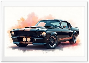 1968 Ford Mustang Shelby 4K UHD Wallpaper for Widescreen and UltraWide Desktop, UltraHD TV, Smartphone, Tablet