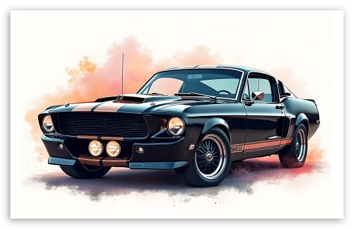 1968 Ford Mustang Shelby UltraHD Wallpaper for Widescreen 16:10 ;