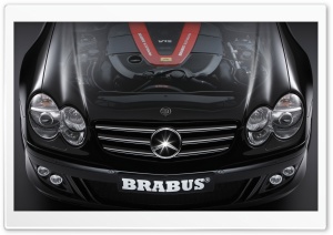 2006 BRABUS SV12 S Biturbo Roadster Mercedes Benz SL Class Hood Cutaway View Ultra HD Wallpaper for 4K UHD Widescreen desktop, tablet & smartphone