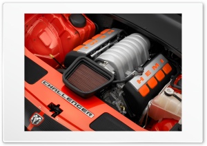 2006 Dodge Challenger Concept Engine Compartment 4K UHD Wallpaper for Widescreen and UltraWide Desktop, UltraHD TV, Smartphone, Tablet