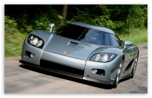 2006 Koenigsegg CCX Front Angle Closeup Grey UltraHD Wallpaper for Widescreen 16:10 5:3 ; Fullscreen 4:3 5:4 3:2 ;