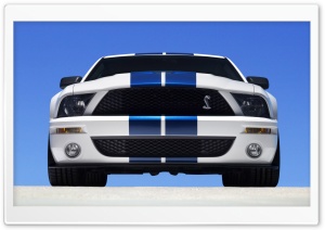 2007 Ford Shelby GT500 Production White Ultra HD Wallpaper for 4K UHD Widescreen desktop, tablet & smartphone