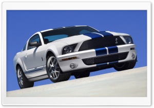 2007 Ford Shelby GT500 Production White 1 Ultra HD Wallpaper for 4K UHD Widescreen desktop, tablet & smartphone