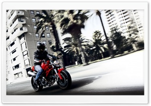 2008 Ducati Monster 696 1 Ultra HD Wallpaper for 4K UHD Widescreen desktop, tablet & smartphone