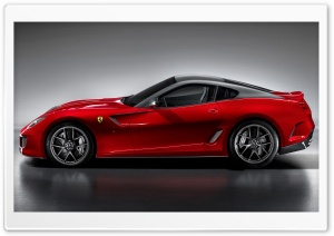 2010 Ferrari 599 GTO Side View Ultra HD Wallpaper for 4K UHD Widescreen desktop, tablet & smartphone