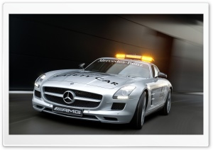 2010 Mercedes-Benz SLS AMG F1 Safety Car Ultra HD Wallpaper for 4K UHD Widescreen desktop, tablet & smartphone