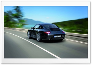 2011 Black Porsche 911 Black Edition Rear Ultra HD Wallpaper for 4K UHD Widescreen desktop, tablet & smartphone