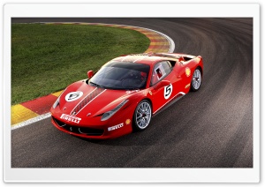 2011 Ferrari 458 Challenge Ultra HD Wallpaper for 4K UHD Widescreen desktop, tablet & smartphone