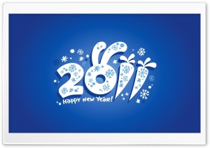 2011 Happy New Year Ultra HD Wallpaper for 4K UHD Widescreen desktop, tablet & smartphone