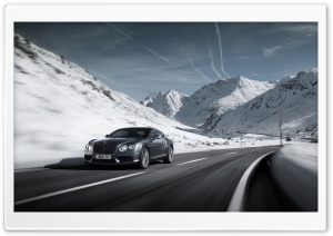 2012 Bentley Continental V8 Winter Ultra HD Wallpaper for 4K UHD Widescreen desktop, tablet & smartphone