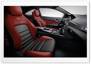 2012 Mercedes Benz C63 AMG Car Interior Ultra HD Wallpaper for 4K UHD Widescreen desktop, tablet & smartphone