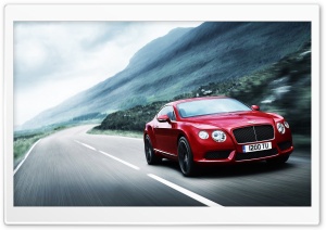 2012 Red Bentley Continental Ultra HD Wallpaper for 4K UHD Widescreen desktop, tablet & smartphone