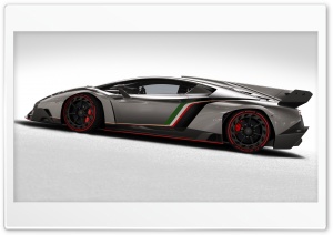 2013 Lamborghini Veneno Side View Ultra HD Wallpaper for 4K UHD Widescreen desktop, tablet & smartphone