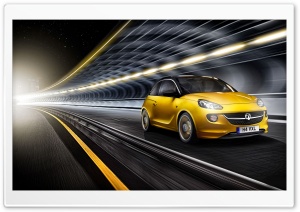 2013 Vauxhall Adam Yellow Ultra HD Wallpaper for 4K UHD Widescreen desktop, tablet & smartphone