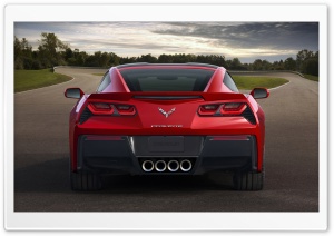 2014 Chevrolet Corvette Stingray Rear Ultra HD Wallpaper for 4K UHD Widescreen desktop, tablet & smartphone