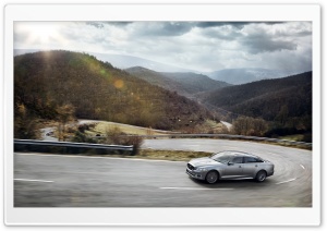 2014 Jaguar XJR Mountain Road Ultra HD Wallpaper for 4K UHD Widescreen desktop, tablet & smartphone