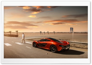 2014 McLaren P1 Orange Ultra HD Wallpaper for 4K UHD Widescreen desktop, tablet & smartphone