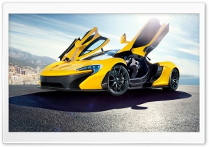 2014 McLaren P1 Yellow Ultra HD Wallpaper for 4K UHD Widescreen desktop, tablet & smartphone