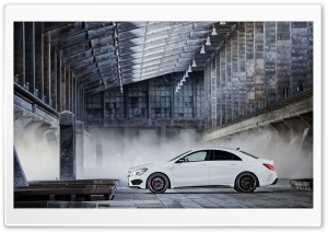 2014 Mercedes Benz CLA45 AMG White Ultra HD Wallpaper for 4K UHD Widescreen desktop, tablet & smartphone